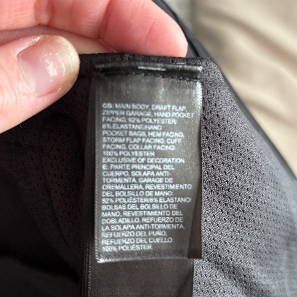 The North Face WindWall Women’s Full Zip Jacket Black Size L - Picture 6 of 6